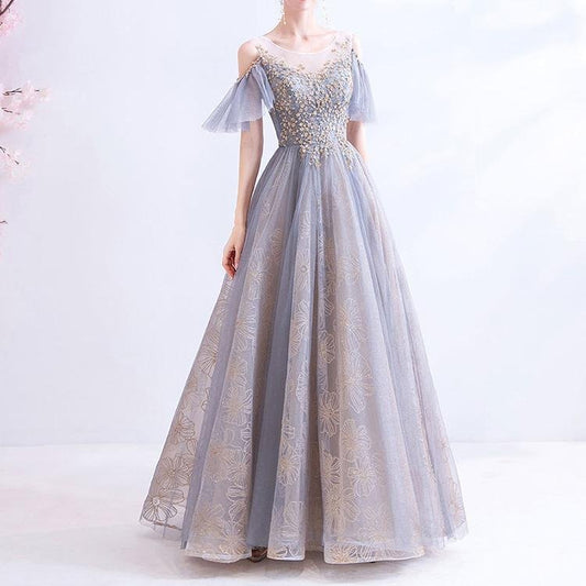 60078 Sequine Eveening Dress - DresseslovesOOTD