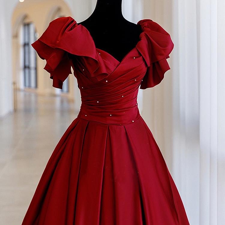 60090 Deep V-neck Evening Dress - DresseslovesOOTD