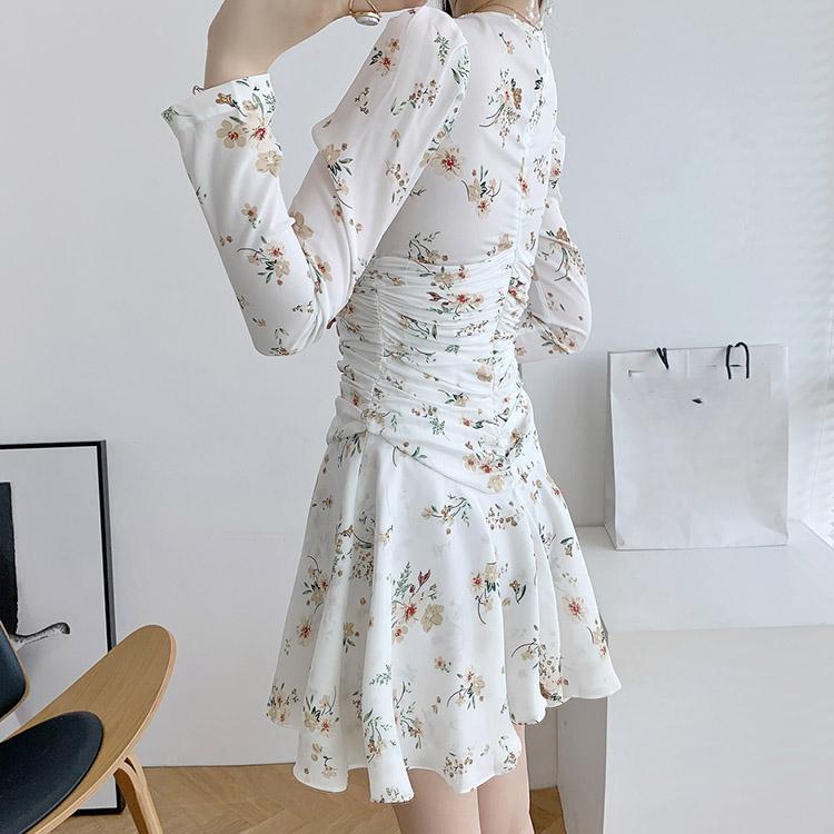 #7168 FLORAL SWING DRESS