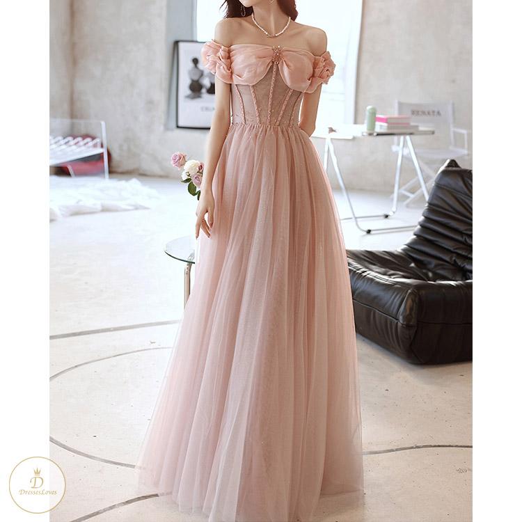 #7289 OFF SHOULDER EVENING DRESSES