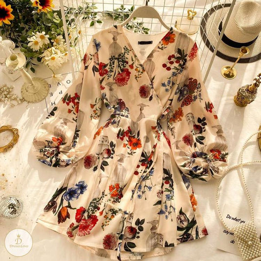 #7320 FLORAL PRINT DRESS