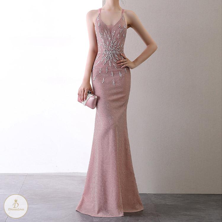 #7406 BODYCON EVENING DRESS