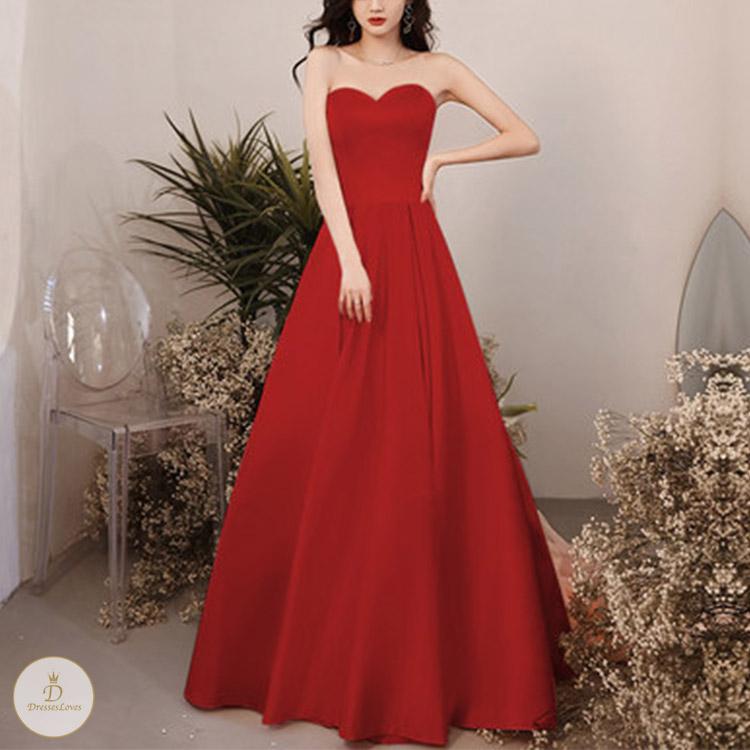 #7411 BANDEAU PROM MAXI DRESS