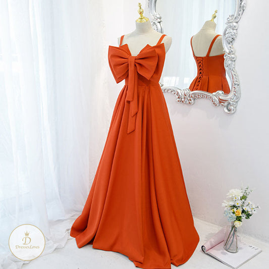 #7512 BOW EVENING DRESS