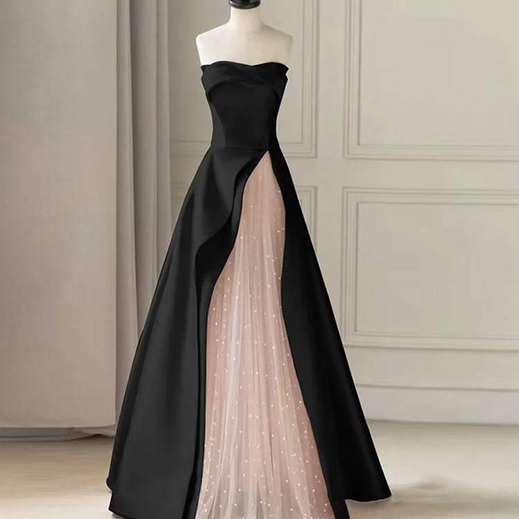 #7743 BANDEAU EVENING DRESS