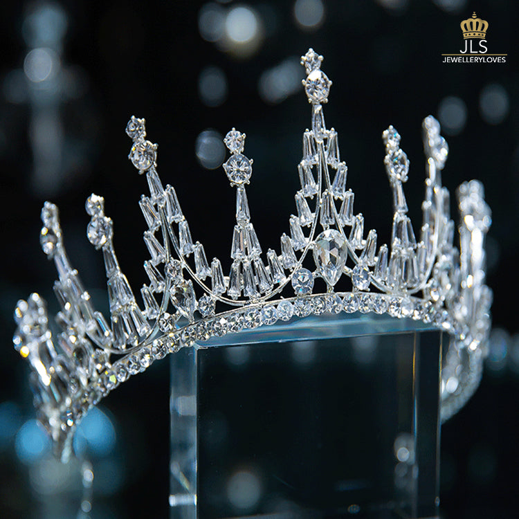 #R33236 Crown + Earrings (Two-piece )