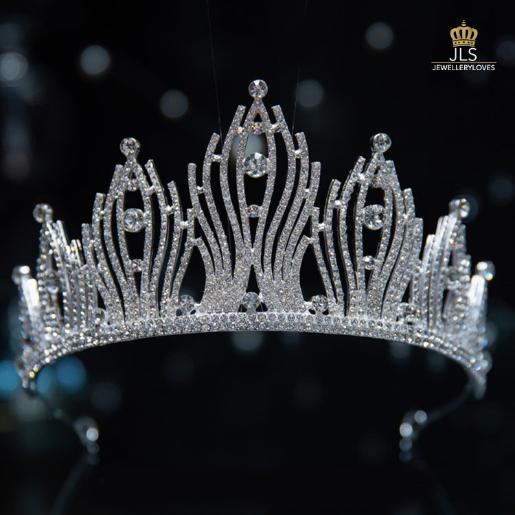 #R33239 Crown + Earrings (Two-piece )