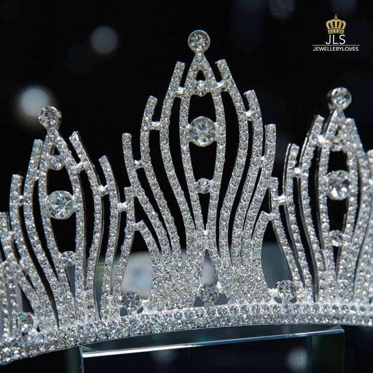 #R33239 Crown + Earrings (Two-piece )