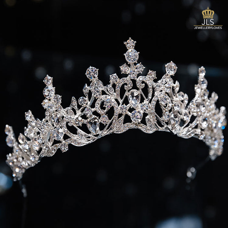 #R33243 Crown + Earrings (Two-piece )