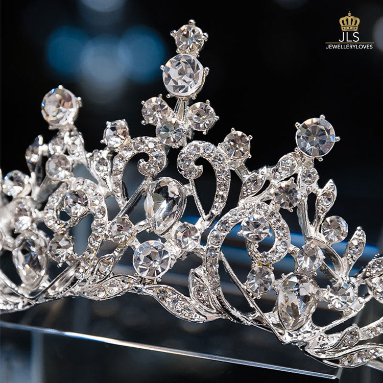 #R33243 Crown + Earrings (Two-piece )