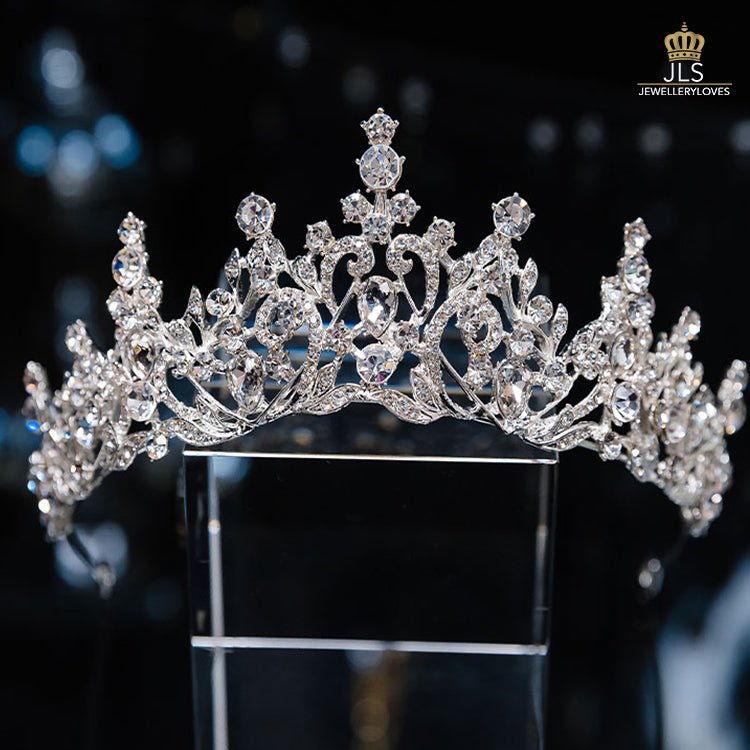 #R33243 Crown + Earrings (Two-piece )