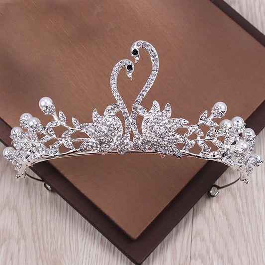 #R33254 Crown + Earrings + Necklace (Three-piece )