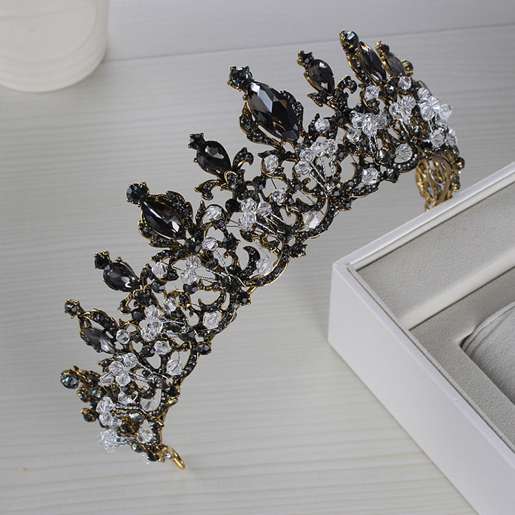 #R33256 Crown + Earrings (Two-piece )