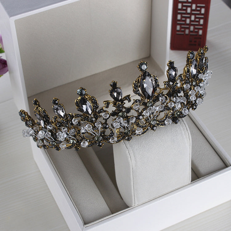 #R33256 Crown + Earrings (Two-piece )