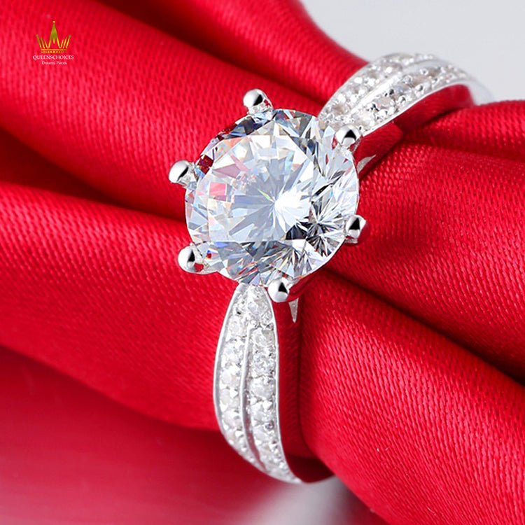 #TQ2056 Moissanite Ring