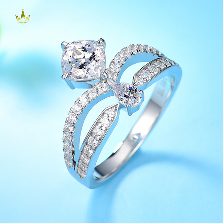 #TQ2057 Moissanite Ring