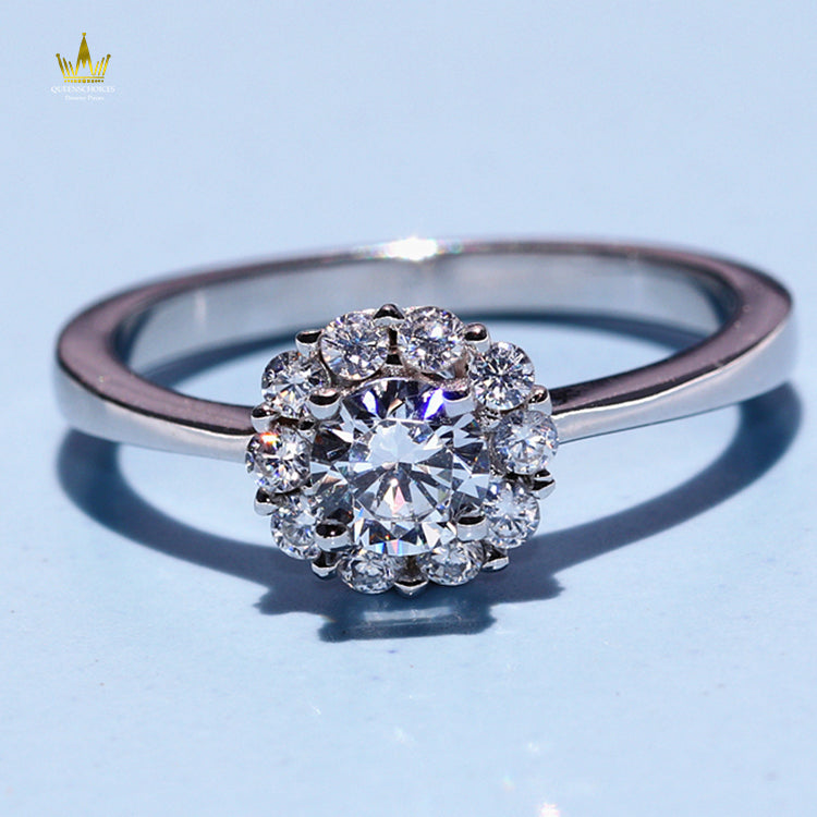 #TQ2059 Moissanite Ring