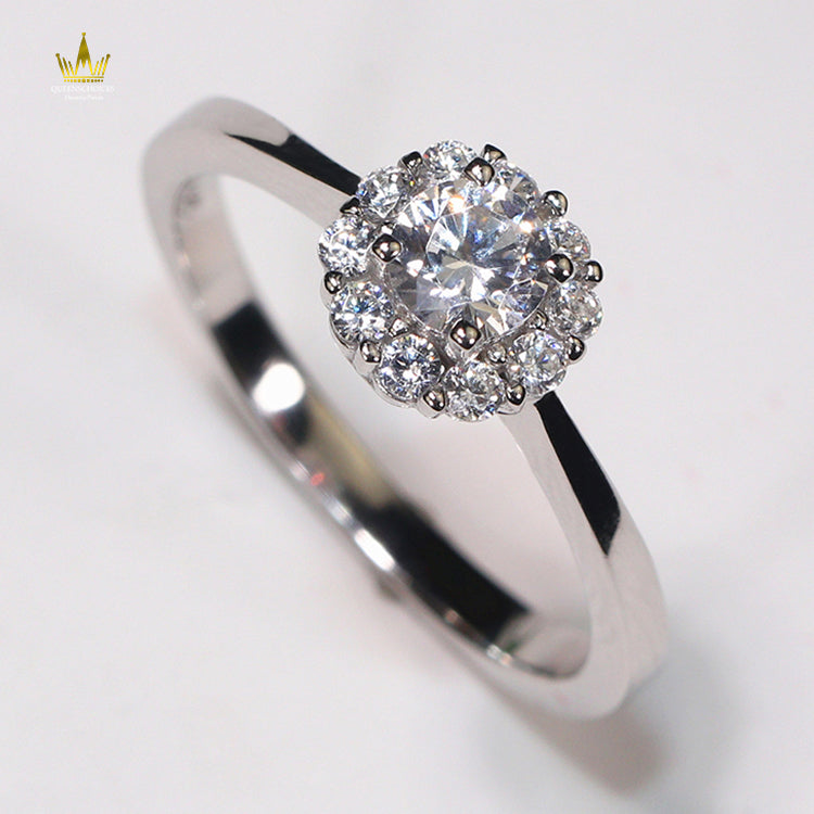 #TQ2059 Moissanite Ring