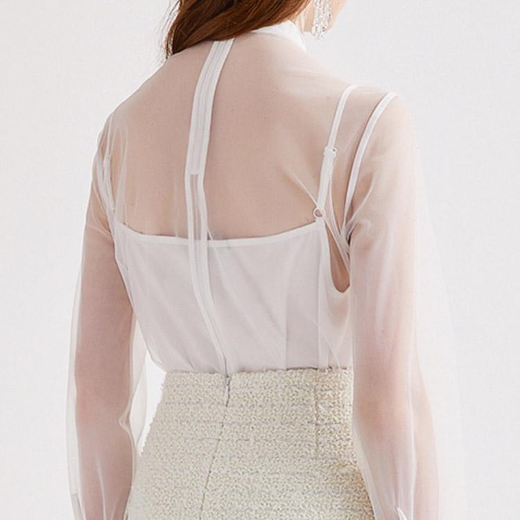 Bow Perspective Shirt #5043 | Dressesloves