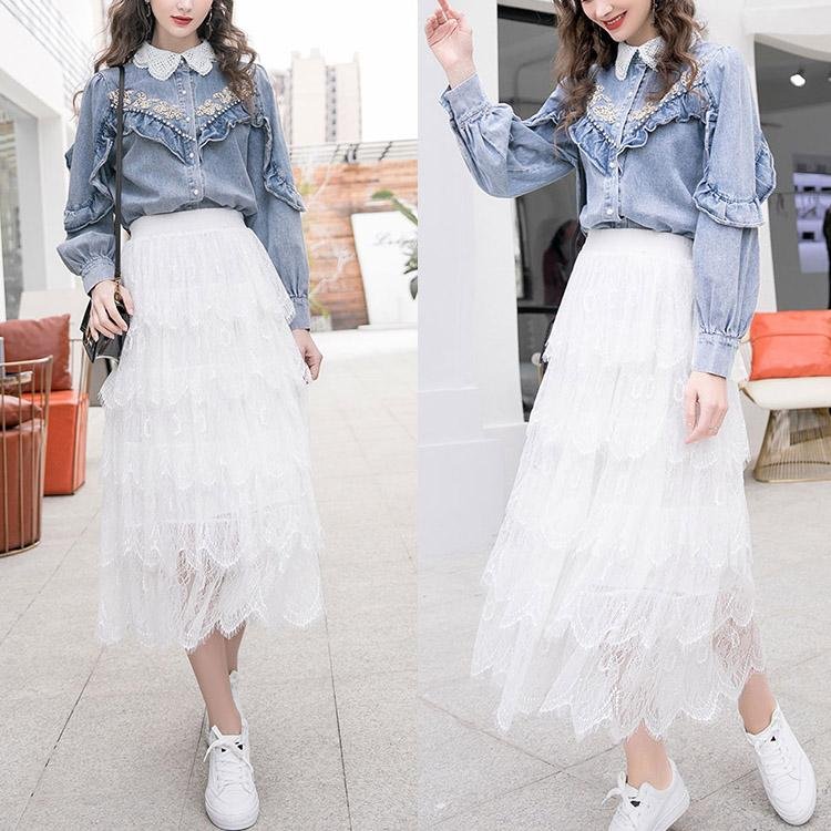 Denim Shirt #5077 | Dressesloves
