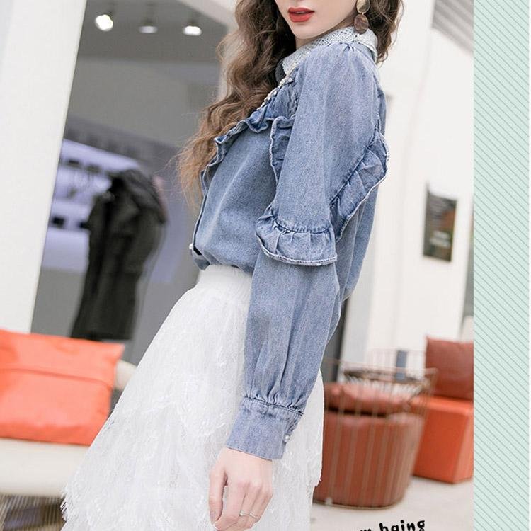 Denim Shirt #5077 | Dressesloves