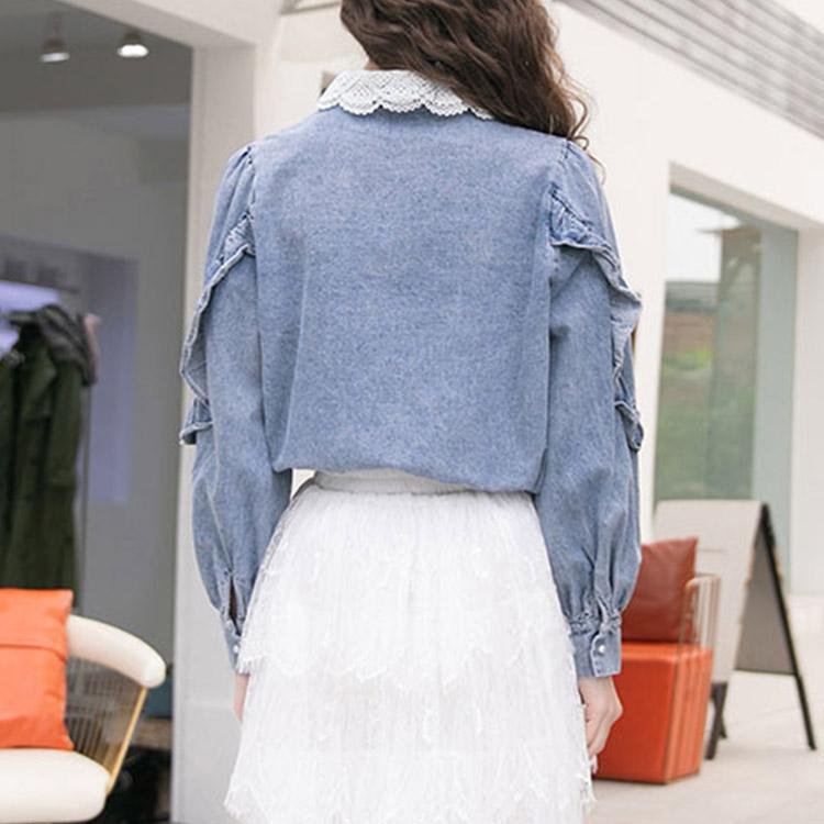 Denim Shirt #5077 | Dressesloves