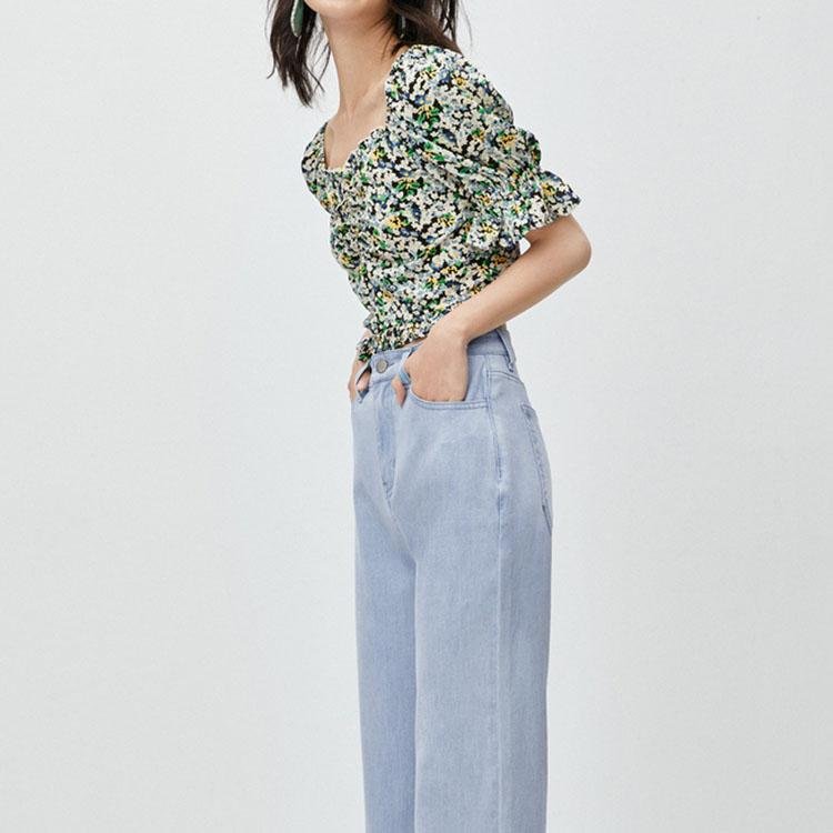 Floral puff sleeve top - DresseslovesOOTD