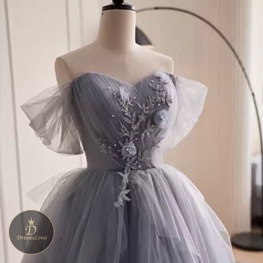 ONE SHOULDER EVENING DRESS #5467