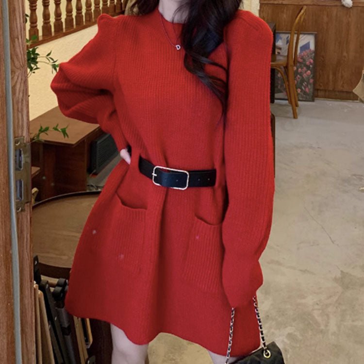 RETRO KNIT DRESS #5439 | DressesLovesOOTD