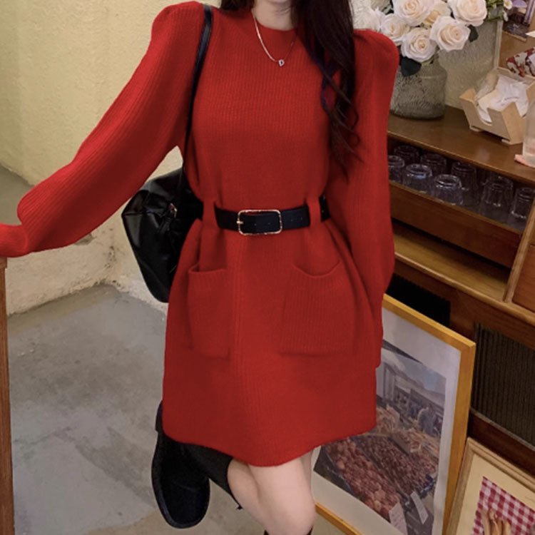 RETRO KNIT DRESS #5439 | DressesLovesOOTD