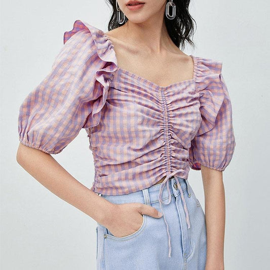 Ruffle top - DresseslovesOOTD