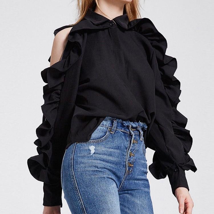 Ruffled Top #5039 | Dressesloves