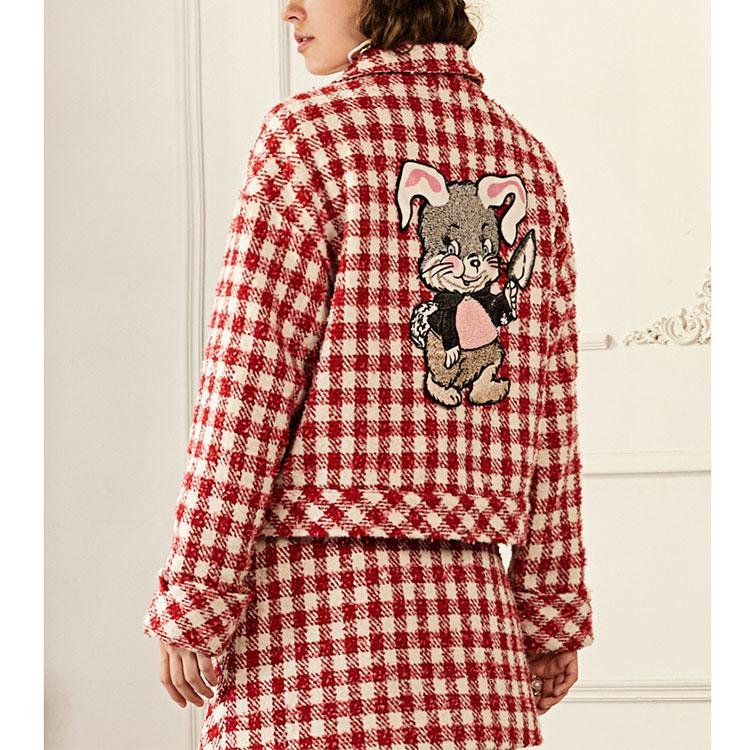 Tweed plaid jacket - DresseslovesOOTD